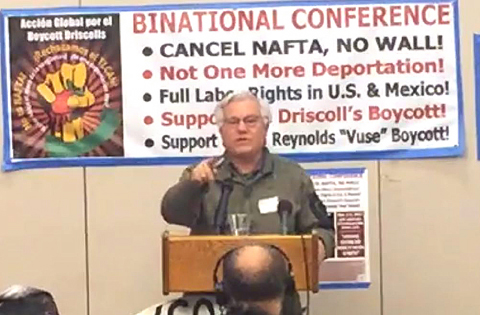 Labor activist Steve Zeltzer